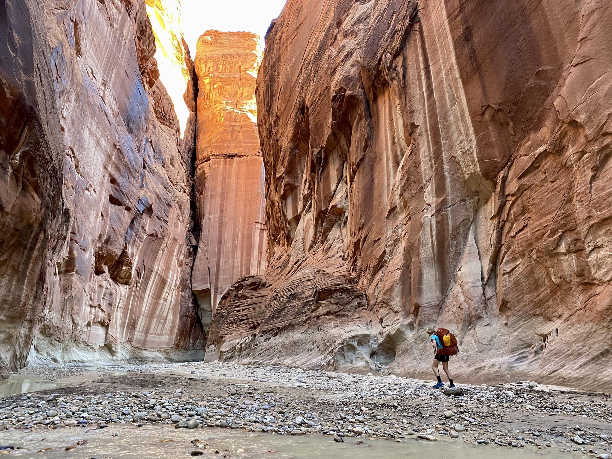 Longest slot canyon in the U.S. — Buckskin Gulch trail in Paria Canyon, Utah
