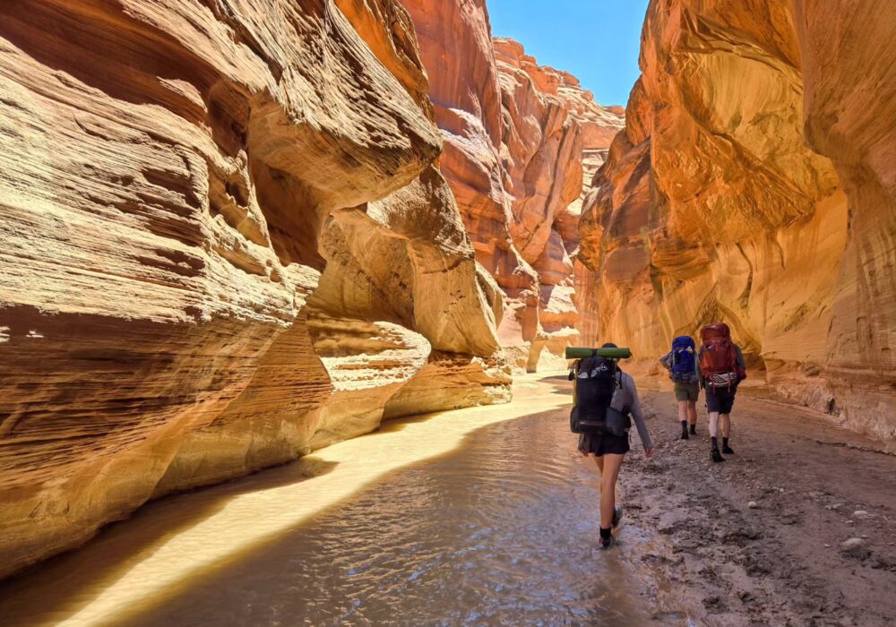 Hidden slot canyons and hiking trails in Utah