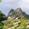 Trail through the Wasatch Mountains above Salt Lake City, Utah